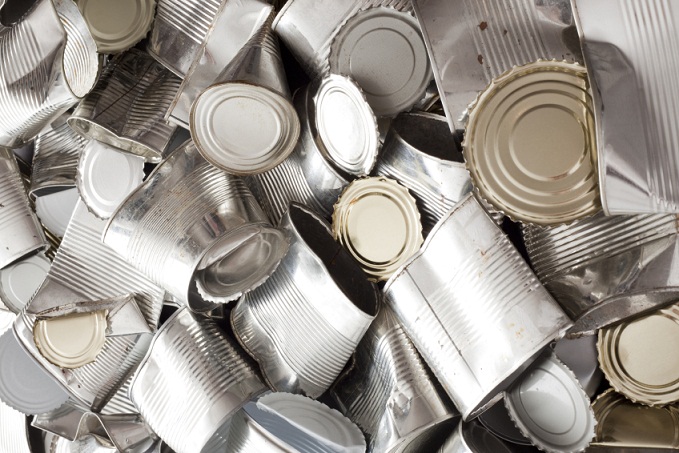 transporting cans for recycling