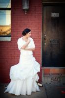 Lauren in her Anjolique wedding gown