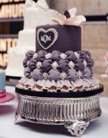 Purple Wedding Cake 